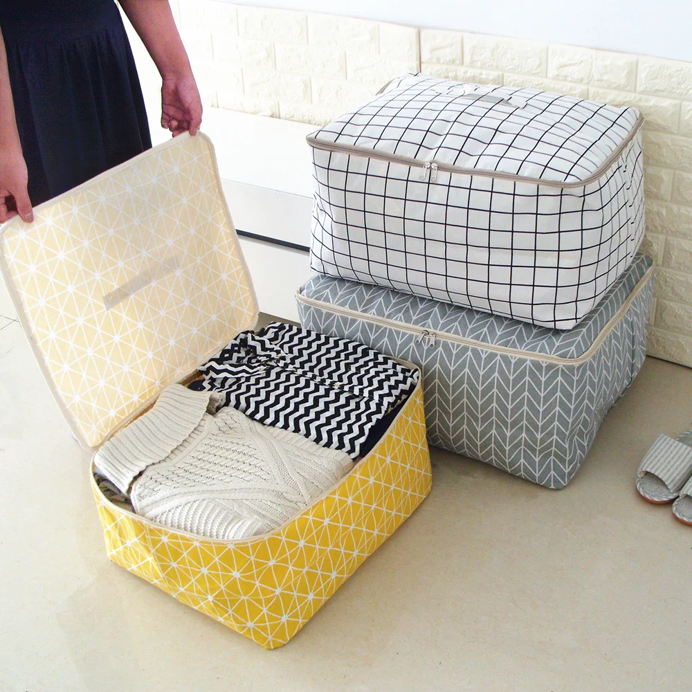 Новый простой органайзер для одежды 1 шт. прочная сумка хранения контейнер одеял