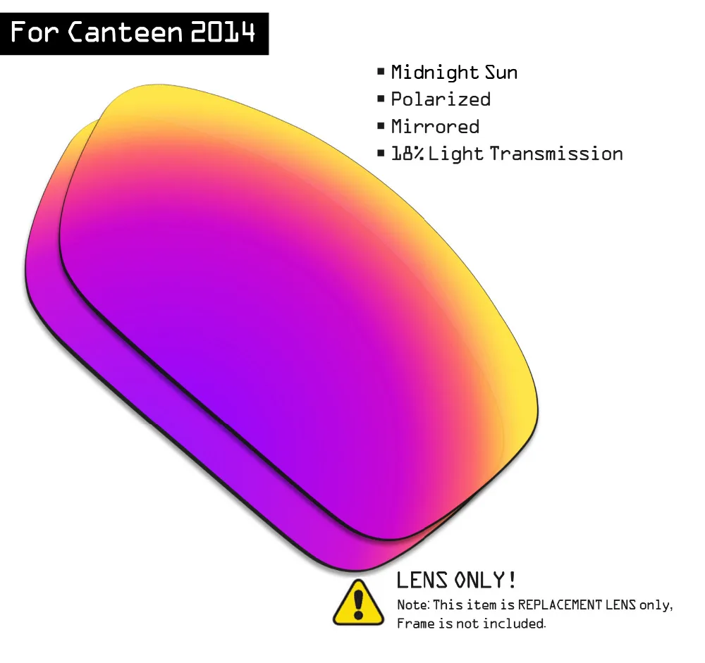 Поляризованные солнцезащитные очки SmartVLT, Сменные линзы для Oakley Canteen 2014 - Midnight Sun
Поляризованные солнцезащитные очки SmartVLT, Сменные линзы для Oakley Canteen 2014 - Midnight Sun