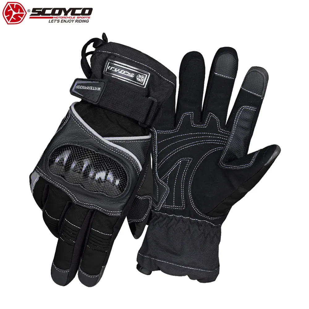 SCOYCO MC15B-2 Waterproof & Thermal Gloves Cowhide Shockproof Waterproof Thicken Warm Screen Sensitive Winter Motorcycle Gloves
SCOYCO MC15B-2 Waterproof & Thermal Gloves Cowhide Shockproof Waterproof Thicken Warm Screen Sensitive Winter Motorcycle Gloves