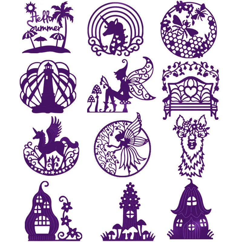 Honeycomb Unicorn Magical Fairy House Llama Seashell Metal Cutting Dies For DIY Scrarpbooking Embossing Cards Crafts New 2019
Honeycomb Unicorn Magical Fairy House Llama Seashell Metal Cutting Dies For DIY Scrarpbooking Embossing Cards Crafts New 2019