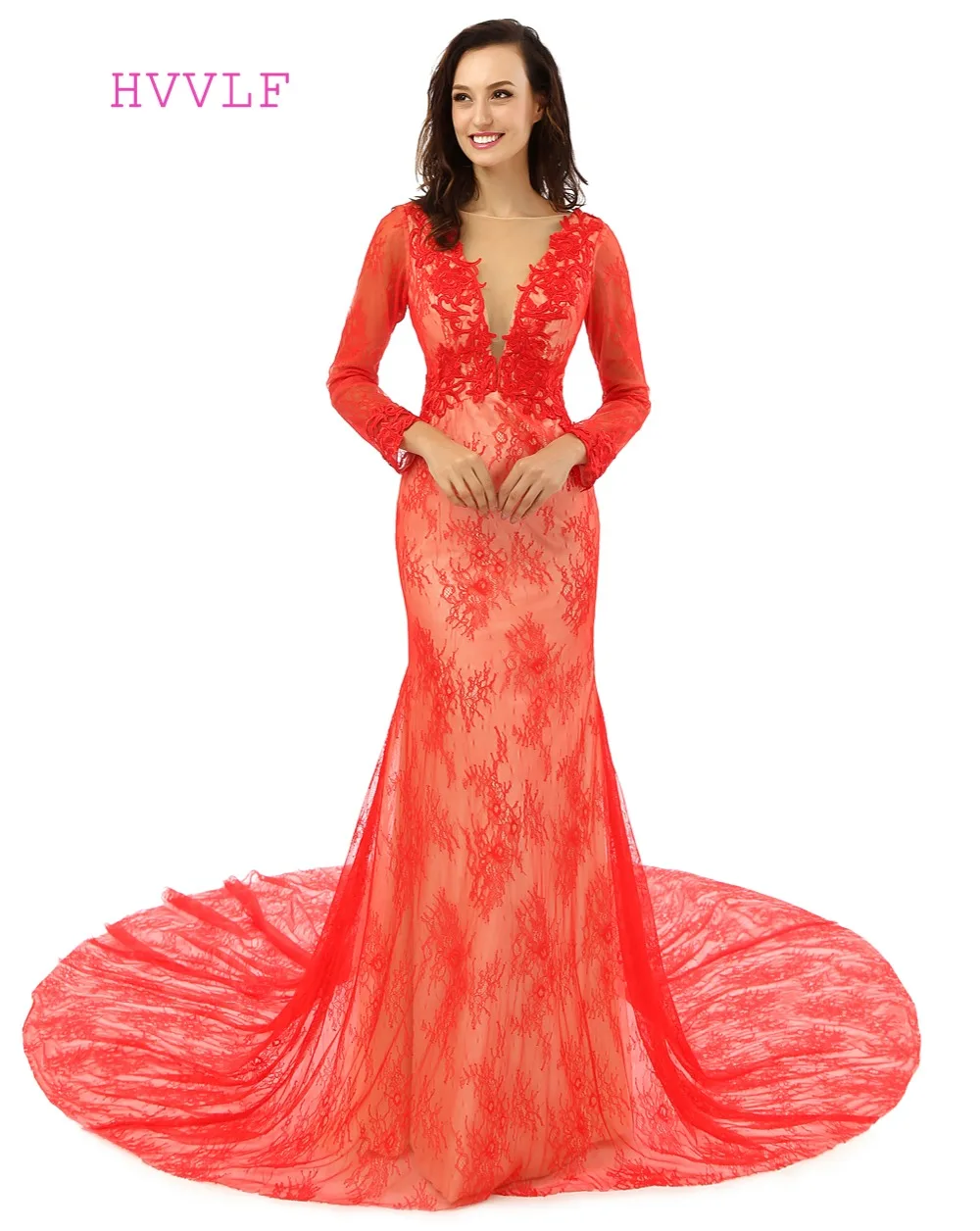 Open Back Robe De Soiree Mermaid Long Sleeves Tulle Lace See Through Sexy Long Prom Dresses Prom Gown Evening Dress
Open Back Robe De Soiree Mermaid Long Sleeves Tulle Lace See Through Sexy Long Prom Dresses Prom Gown Evening Dress