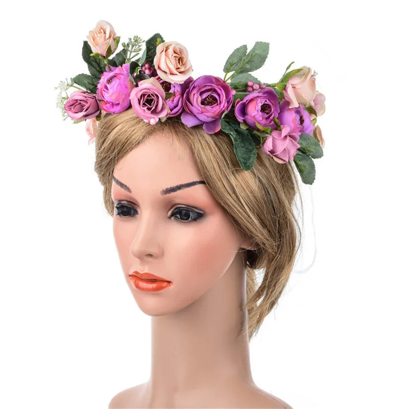 1PCS Boho Rose Camellia Flower Garland Women Crown Adjustable Hair Accessories Wedding Dress Up Fancy Ball Travel Photo Props
1PCS Boho Rose Camellia Flower Garland Women Crown Adjustable Hair Accessories Wedding Dress Up Fancy Ball Travel Photo Props