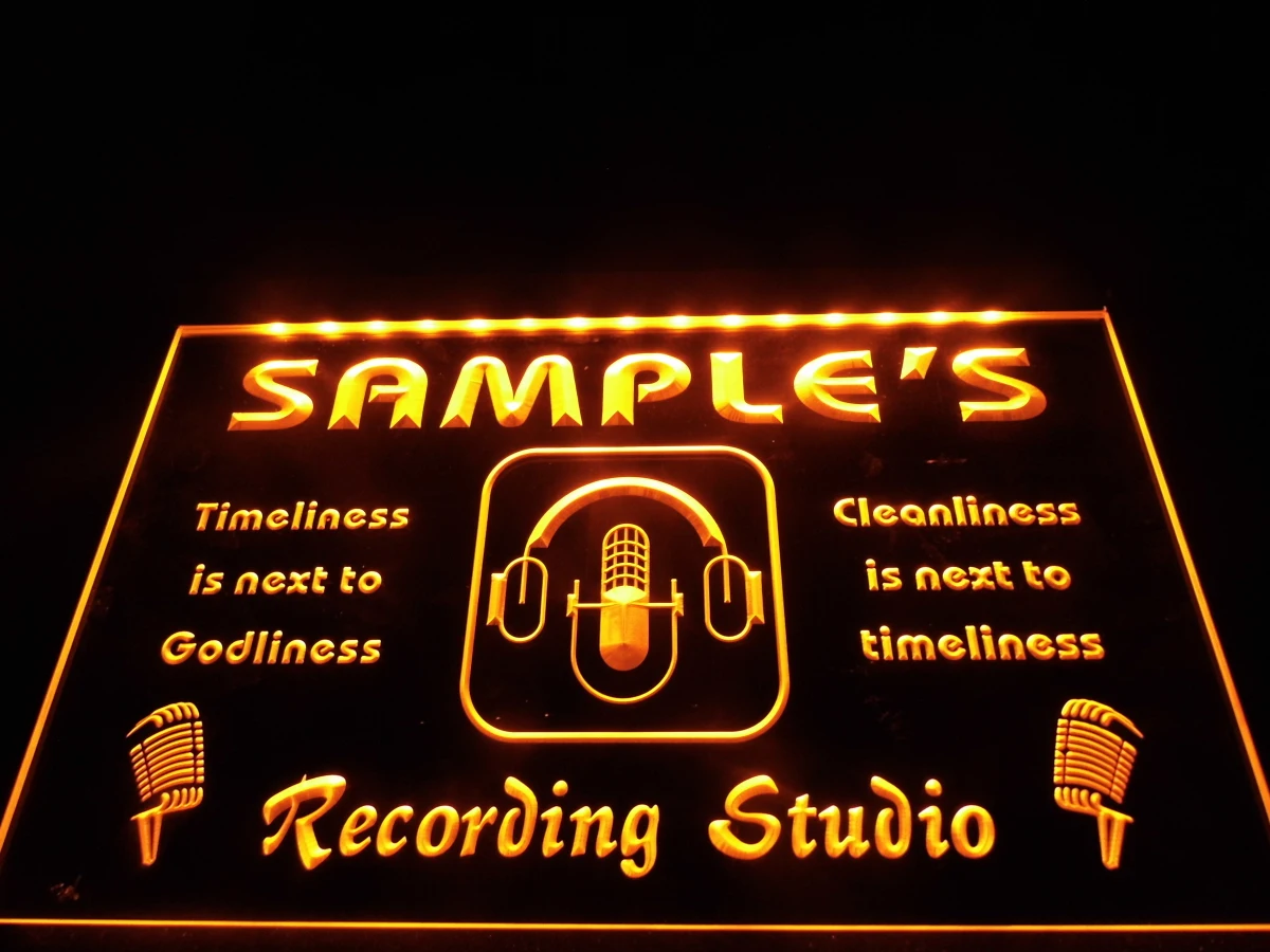 DZ043- Name Personalized Custom Recording Studio Microphone LED Neon Light Sign hang sign home decor crafts
DZ043- Name Personalized Custom Recording Studio Microphone LED Neon Light Sign hang sign home decor crafts