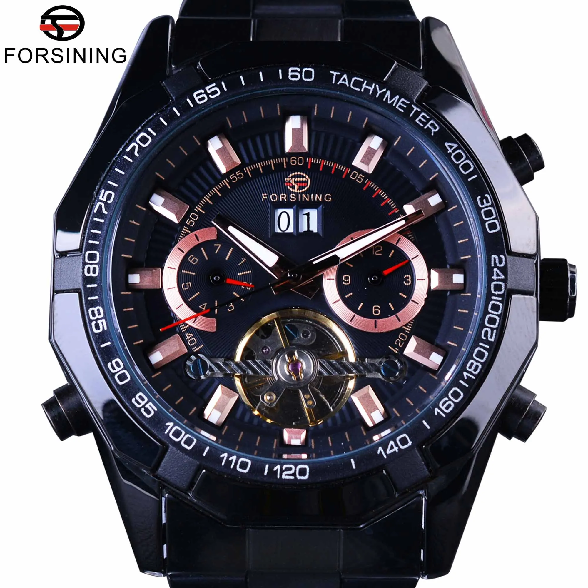 Forsining 2017 Sport Racing Design Black Stainless Steel Watch Men Luxury Brand Automatic Tourbillion Calendar Male Wristwatches
Forsining 2017 Sport Racing Design Black Stainless Steel Watch Men Luxury Brand Automatic Tourbillion Calendar Male Wristwatches
