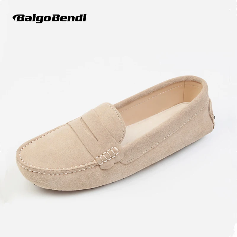 Size 33 34 Small Size Cow Suede Leather Woman Loafers Casual Slip On Driving Car Shoes Ladies Light Weight Boat Shoes
Size 33 34 Small Size Cow Suede Leather Woman Loafers Casual Slip On Driving Car Shoes Ladies Light Weight Boat Shoes