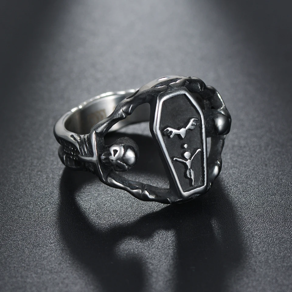 Stainless Steel Vintage Europe Skull Rings Motor Biker Heavy Men Rock Punk Style Never Fade Rings Jewelry
Stainless Steel Vintage Europe Skull Rings Motor Biker Heavy Men Rock Punk Style Never Fade Rings Jewelry