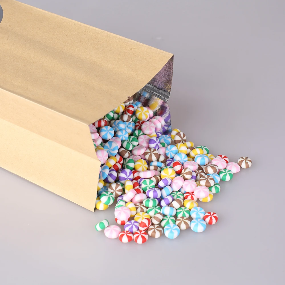 Many Sizes 15 Wire Thickness 100pcs Tear Notches Flat Brown Kraft Paper Bag Open Top Side Gussets Package Bags with Clear Window
Many Sizes 15 Wire Thickness 100pcs Tear Notches Flat Brown Kraft Paper Bag Open Top Side Gussets Package Bags with Clear Window