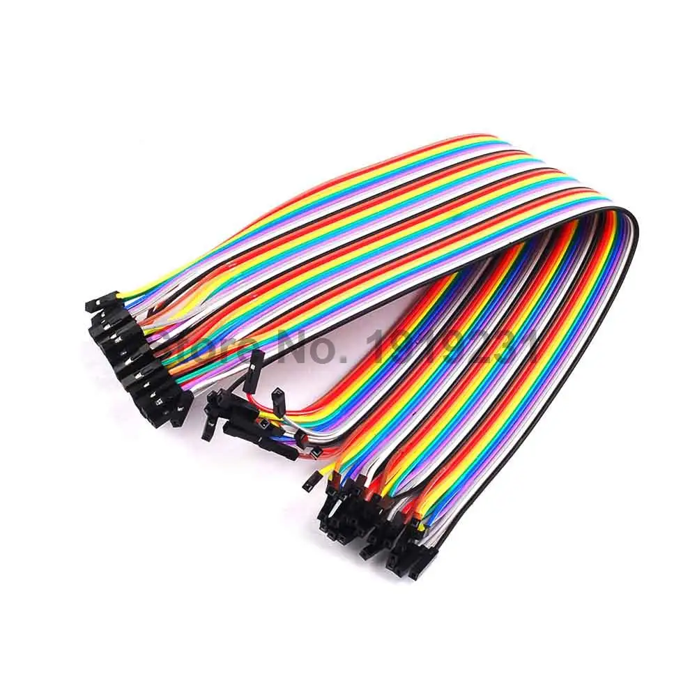 Перемычка для кабеля Dupont 40 шт. кабель линия гнездо 30 см 1P Arduino|line dupont|line cableline wire |
