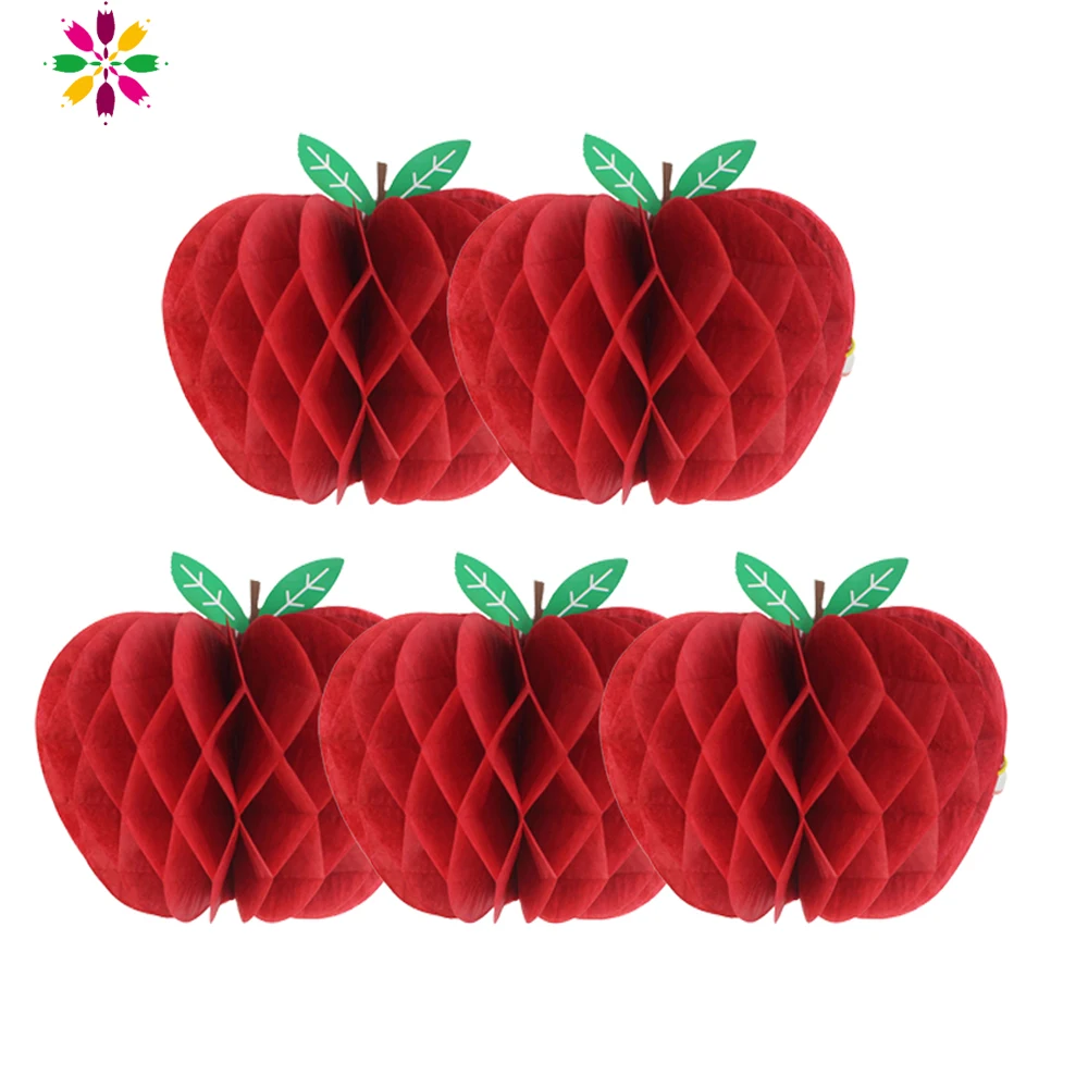 10cm High 3D Apple Shape Honeycomb Tissue Paper Party Decorations For Christmas Apple Decor Fruit Birthday Party Decoration
10cm High 3D Apple Shape Honeycomb Tissue Paper Party Decorations For Christmas Apple Decor Fruit Birthday Party Decoration