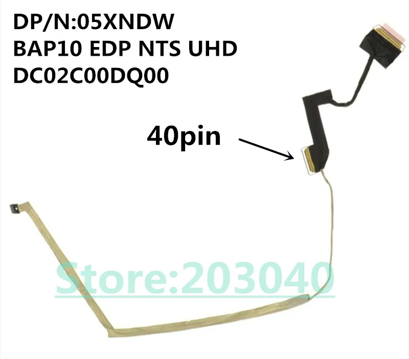 New Original Laptop/notebook LCD/LED/LVDS cable for Dell Alien M15X R3 15 R3 R4 R5 05XNDW BAP10 EDP NTS UHD 4K 40pin DC02C00DQ00
New Original Laptop/notebook LCD/LED/LVDS cable for Dell Alien M15X R3 15 R3 R4 R5 05XNDW BAP10 EDP NTS UHD 4K 40pin DC02C00DQ00