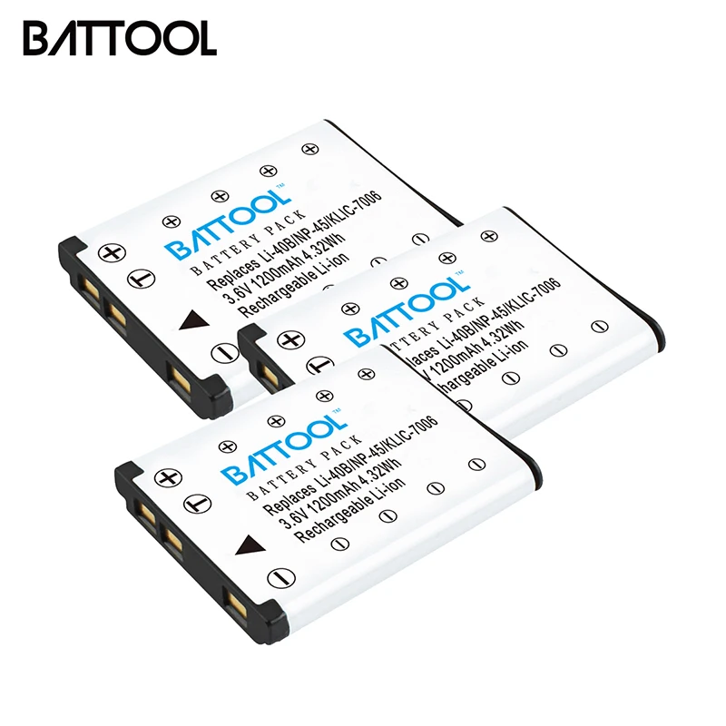 BATTOOL NP-45,NP-45A NP-45S NP45,NP45A LI40B Battery for Fujifilm FinePix Z30,Z10fd,Z250fd,Z110,Z700EXR,J10,J120,JV100 L10
BATTOOL NP-45,NP-45A NP-45S NP45,NP45A LI40B Battery for Fujifilm FinePix Z30,Z10fd,Z250fd,Z110,Z700EXR,J10,J120,JV100 L10