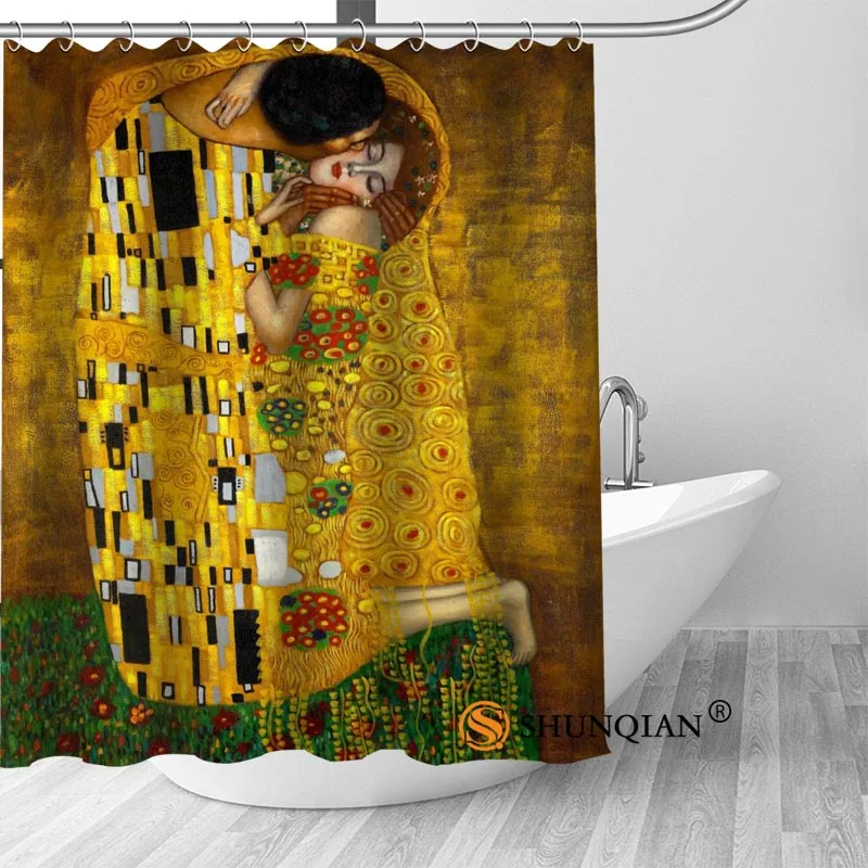 New The Kiss Gustav Klimt Shower Curtain Bathroom Decorations For Home Waterproof Fabric Curtain Shower Bath Curtain A18.1.3
New The Kiss Gustav Klimt Shower Curtain Bathroom Decorations For Home Waterproof Fabric Curtain Shower Bath Curtain A18.1.3