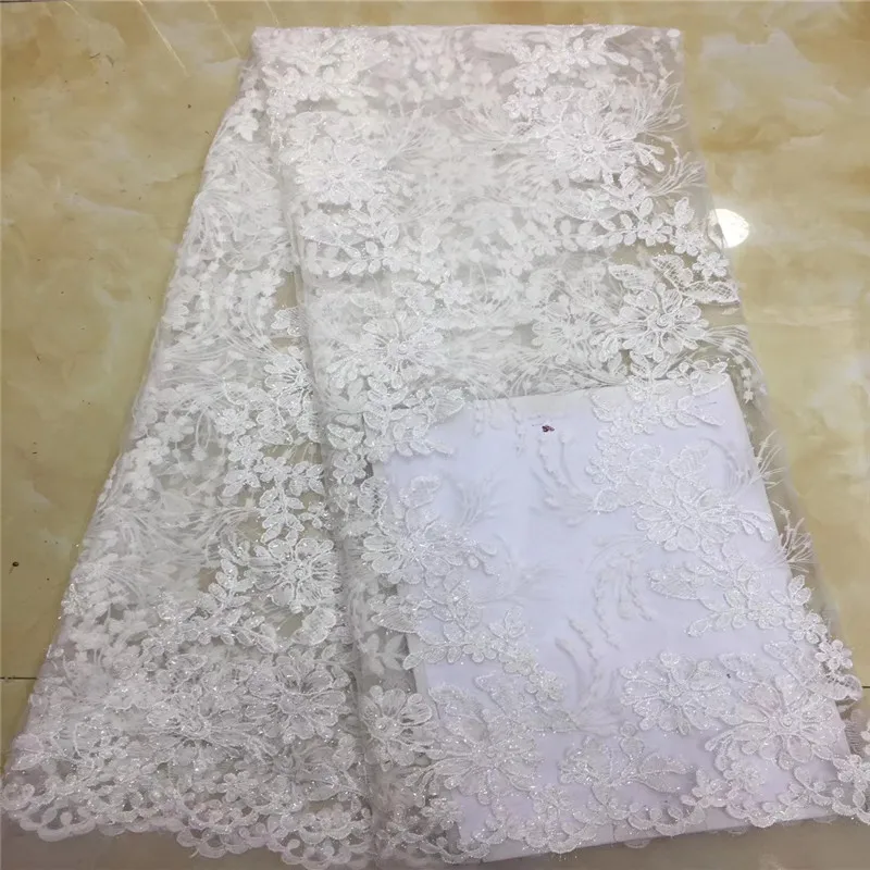 Cassiel Latest White color Nigerian lace fabrics for women nice dress hot sale high quality African French net lace fabric
Cassiel Latest White color Nigerian lace fabrics for women nice dress hot sale high quality African French net lace fabric