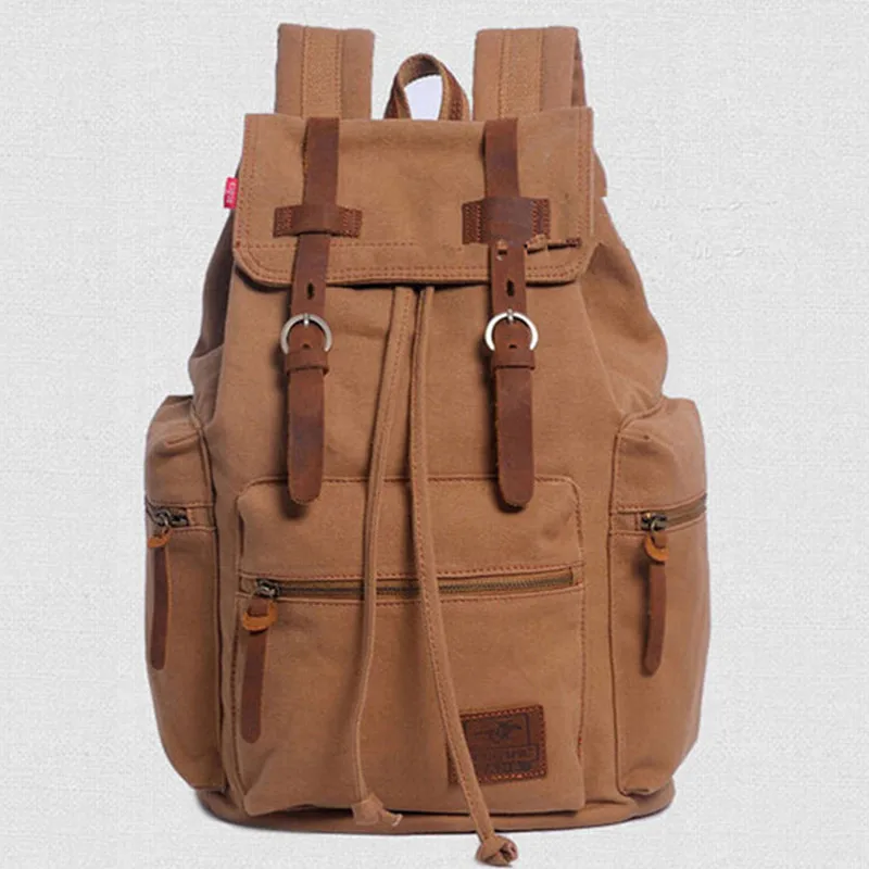 High Quality Men Vintage Canvas Backpack Men's Casual Riding Travel Backpacks Bag School Bags mochila escolar
High Quality Men Vintage Canvas Backpack Men's Casual Riding Travel Backpacks Bag School Bags mochila escolar
