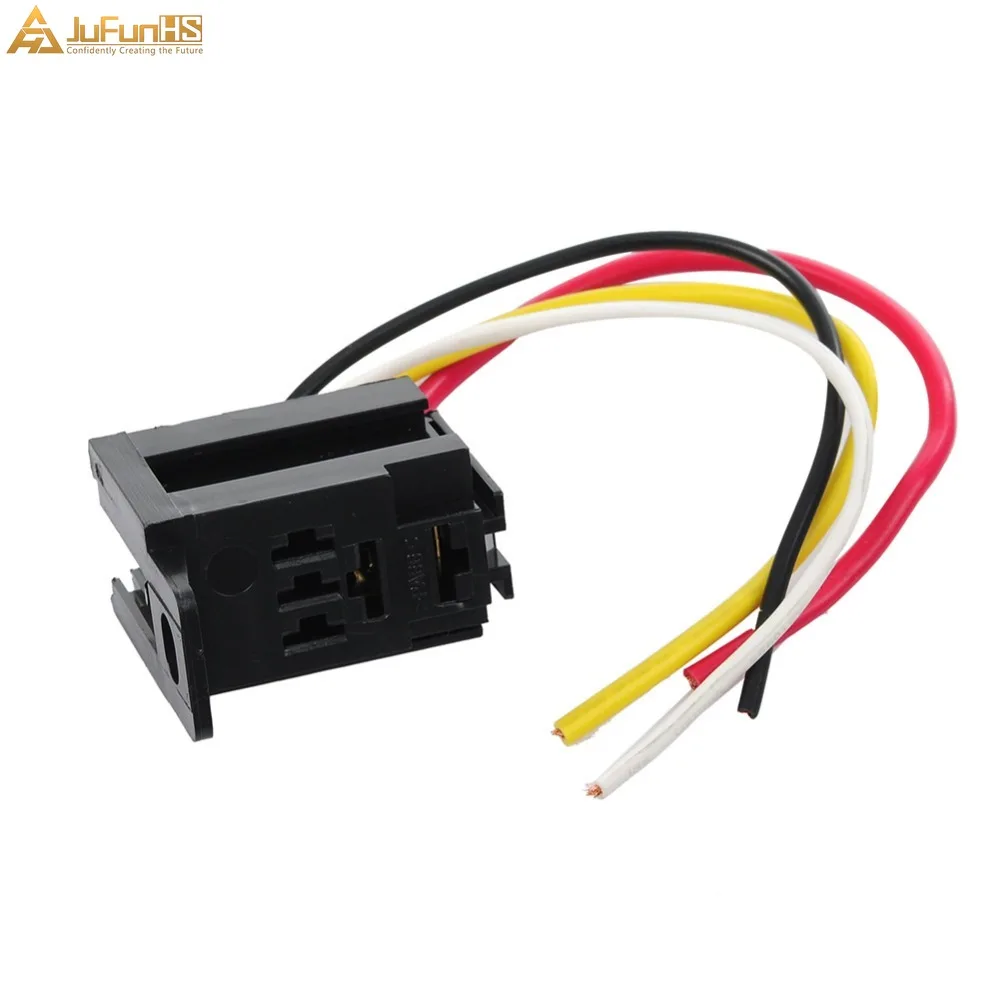 5 Pcs Car Relay Socket 12V 20A 30A 4 Prong 4 Wire Relay Harness Socket 4P Kit for Electric Fan Fuel Pump Light Universal DIY
5 Pcs Car Relay Socket 12V 20A 30A 4 Prong 4 Wire Relay Harness Socket 4P Kit for Electric Fan Fuel Pump Light Universal DIY