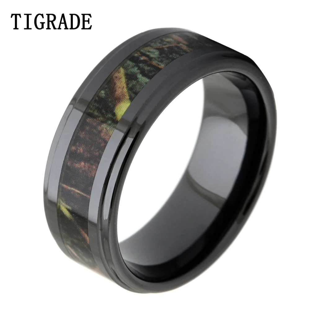 TIGRADE Luxruy 8mm Black Ceramic Ring Men Vintage Green Branches Camo Inlay Wedding Band Engagement Rings Men Fashion Jewelry
TIGRADE Luxruy 8mm Black Ceramic Ring Men Vintage Green Branches Camo Inlay Wedding Band Engagement Rings Men Fashion Jewelry