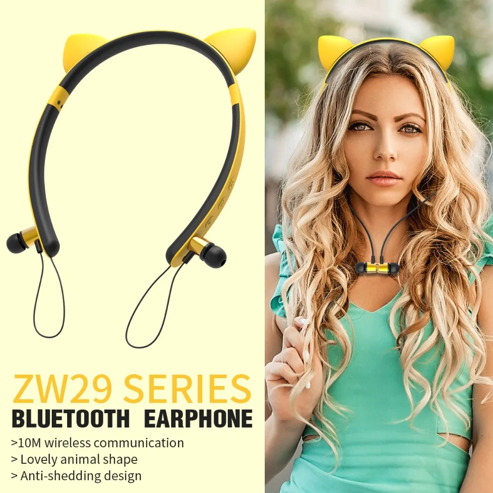 Спортивные bluetooth-гарнитуры с мультяшным рисунком, Детские Подарочные Гарнитуры Hi-Fi, наушники-вкладыши, гарнитура с кошачьими ушками и крепл...
Спортивные bluetooth-гарнитуры с мультяшным рисунком, Детские Подарочные Гарнитуры Hi-Fi, наушники-вкладыши, гарнитура с кошачьими ушками и крепл...