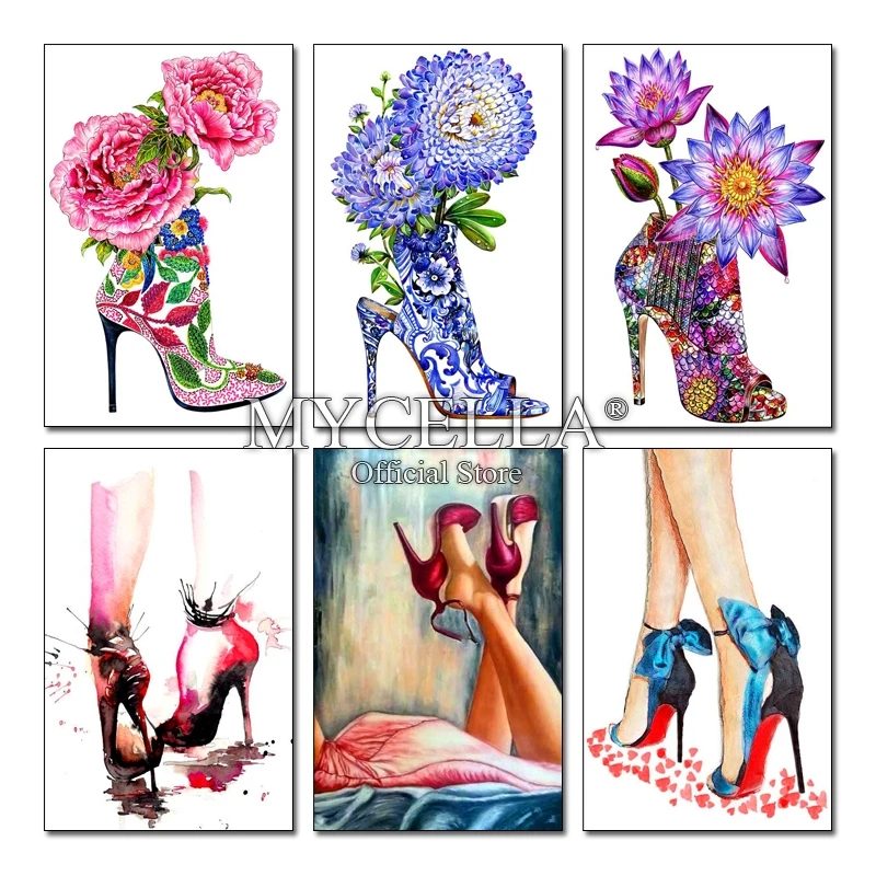 Home Decor Diamond Embroidery Flowers & High Heels Rhinestones 5D Diy Diamond Painting Pictures Full Round Diamond Mosaic
Home Decor Diamond Embroidery Flowers & High Heels Rhinestones 5D Diy Diamond Painting Pictures Full Round Diamond Mosaic
