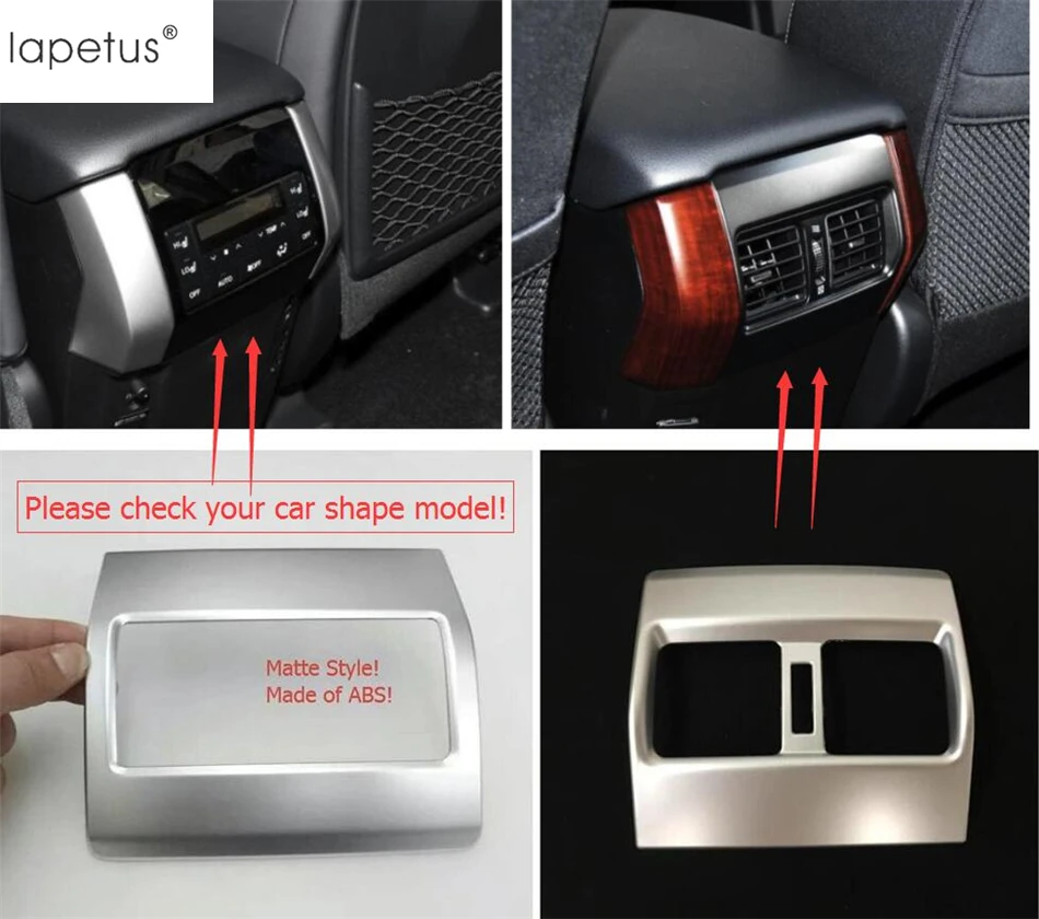 Lapetus Matte Interior Refit Kit For Toyota Land Cruiser Prado FJ150 2014 - 2020 Armrest Box Rear Air AC Vent Outlet Frame Trim
Lapetus Matte Interior Refit Kit For Toyota Land Cruiser Prado FJ150 2014 - 2020 Armrest Box Rear Air AC Vent Outlet Frame Trim
