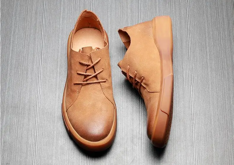 Men's Genuine Leather Smart Casual Shoes Vintage Breathable Summer Soft Leather Flats Loafers Male Handamde Dress Shoes
Men's Genuine Leather Smart Casual Shoes Vintage Breathable Summer Soft Leather Flats Loafers Male Handamde Dress Shoes