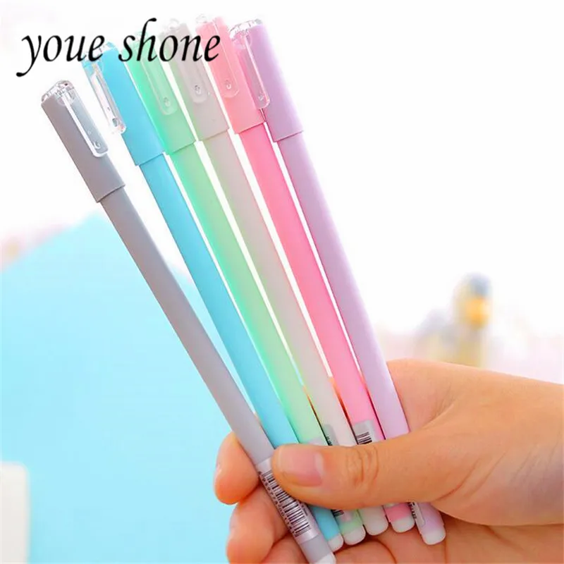 1PCS Creative Macaron Gel Pen Cute Student Candy Color Water-Based Pen Simple 0.5Mm Black Signature Pen
1PCS Creative Macaron Gel Pen Cute Student Candy Color Water-Based Pen Simple 0.5Mm Black Signature Pen