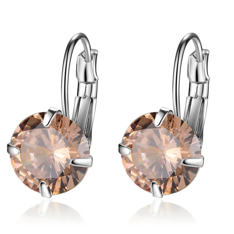 FYM Fashion 7 Colors Round Shape Hoop Earrings Cubic Zirconia Wedding Jewelry Earings boucle d'oreille for Women Party
FYM Fashion 7 Colors Round Shape Hoop Earrings Cubic Zirconia Wedding Jewelry Earings boucle d'oreille for Women Party