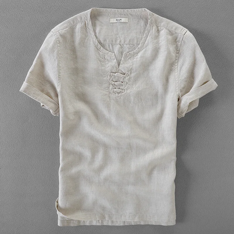Nice Quality Unique linen Shirt men's white short sleeve summer men brand clothing fashion mens shirt solid casual shirts camisa
Nice Quality Unique linen Shirt men's white short sleeve summer men brand clothing fashion mens shirt solid casual shirts camisa