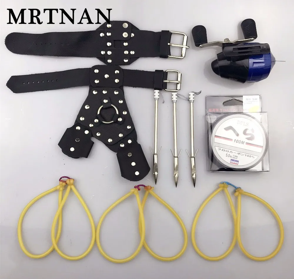 Left hand archery shooting fishing slingshot set hunting catapult combination arrow shooting Broadheads wrist protector
Left hand archery shooting fishing slingshot set hunting catapult combination arrow shooting Broadheads wrist protector