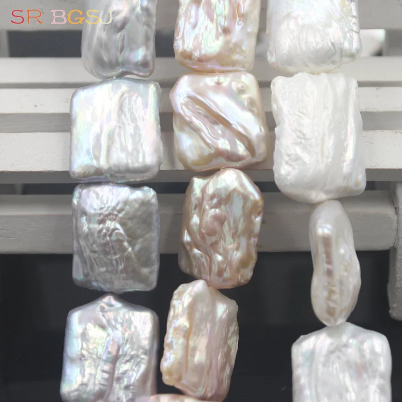 Free Shipping 18x22mm Rectangle AA Reborn Baroque Freshwater Pearl Jewelry Craft Large Pearls Beads Strand 15"
Free Shipping 18x22mm Rectangle AA Reborn Baroque Freshwater Pearl Jewelry Craft Large Pearls Beads Strand 15"