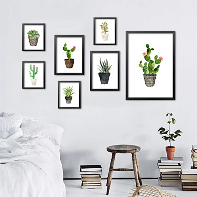 Nordic Watercolor Succulent Green Plant Canvas Art Print Poster Cactus set Wall Paintings Modern Home Decor No Frame Painting
Nordic Watercolor Succulent Green Plant Canvas Art Print Poster Cactus set Wall Paintings Modern Home Decor No Frame Painting