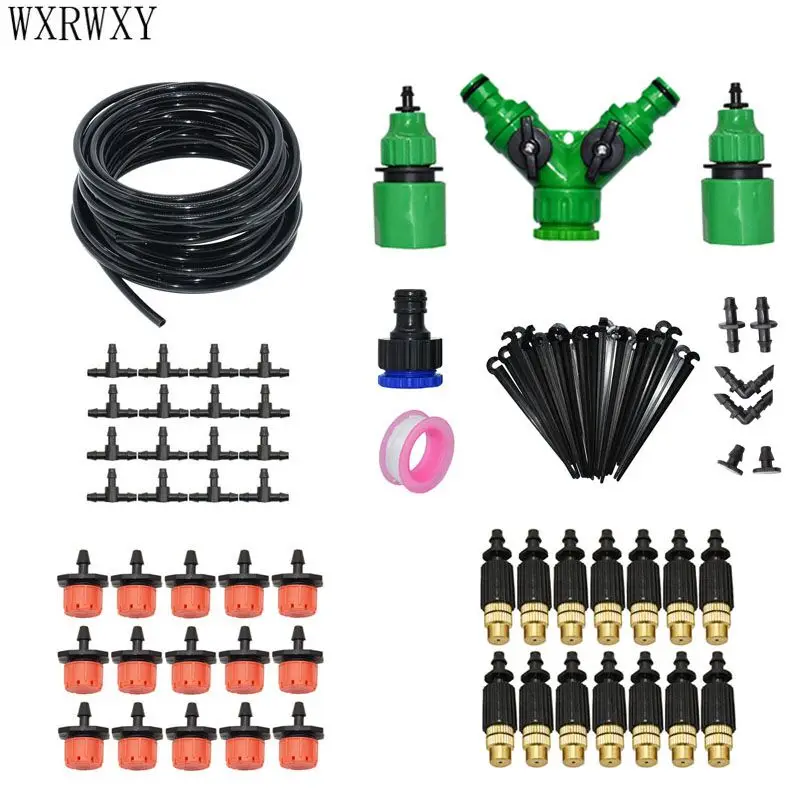 Garden DIY Automatic Watering Micro Drip Irrigation System Garden Self Watering Kits with Adjustable Dripper Spray Cooling
Garden DIY Automatic Watering Micro Drip Irrigation System Garden Self Watering Kits with Adjustable Dripper Spray Cooling