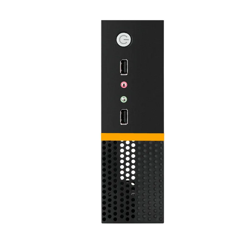 Новый дизайн тонкий Настольный мини чехол ITX с пустым корпусом для компьютера ПК