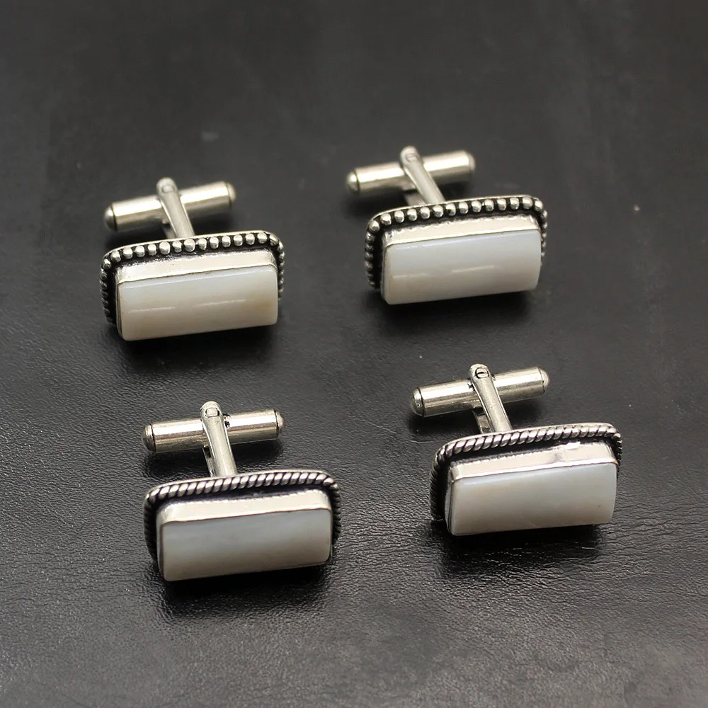 Formal Business Wedding Shirts For Men Jewelry Natural White Shell Classic Buttons Cuff Links XK04
Formal Business Wedding Shirts For Men Jewelry Natural White Shell Classic Buttons Cuff Links XK04