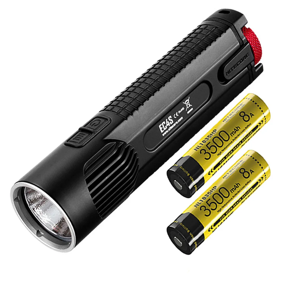 NITECORE EC4S Handheld Searchlight Flashlight CREE XHP50 LED max 2150 lumen beam distance 280 meter outdoor tactical torch | Лампы и