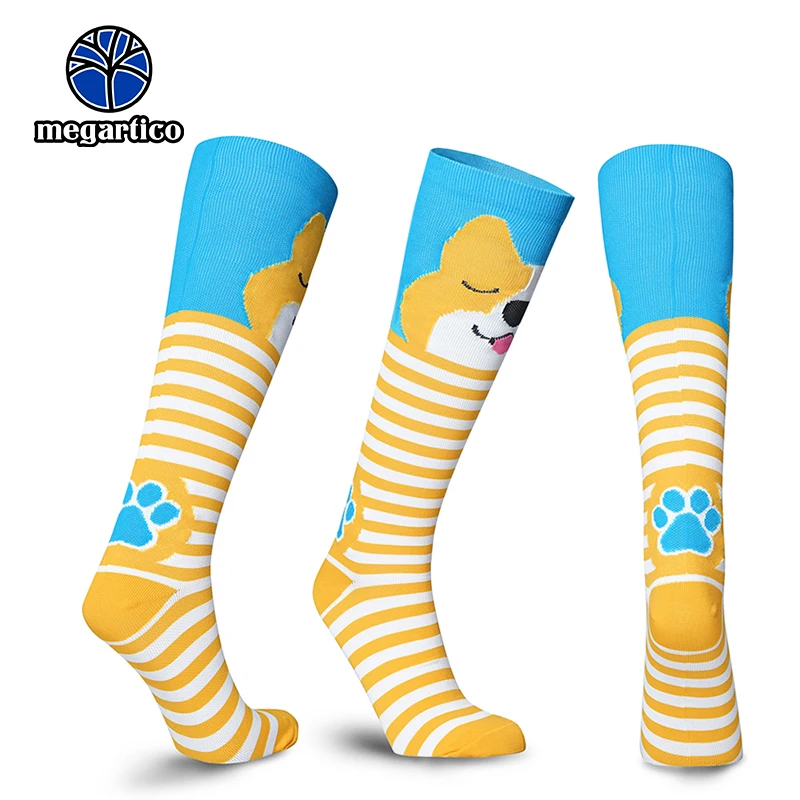 2019 Cute Dog Stripe Unisex Leg Support Men Women Compression Socks Stretch Knee Stockings Anti Fatigue Varicose Sport Running
2019 Cute Dog Stripe Unisex Leg Support Men Women Compression Socks Stretch Knee Stockings Anti Fatigue Varicose Sport Running