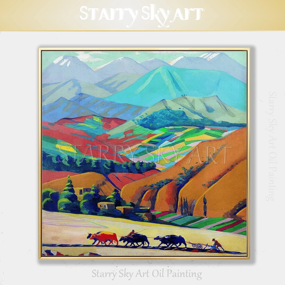 Great Wall Art Hand-painted Armenia Landscape Oil Painting Handmade Beautiful Wall Art Armenia Oil Painting for Wall Decoration
Great Wall Art Hand-painted Armenia Landscape Oil Painting Handmade Beautiful Wall Art Armenia Oil Painting for Wall Decoration