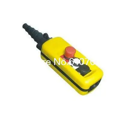 1 Speed Control Hoist Crane 2 Pushbuttons Pendant Control Station With Emergency Stop XAC-2713
1 Speed Control Hoist Crane 2 Pushbuttons Pendant Control Station With Emergency Stop XAC-2713