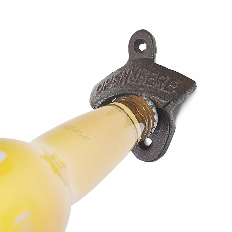 1pc Vintage Rustic Iron OPEN Beer Bottle Opener Wall Hanging Antique Rust Style Bar Pub Beer Bottle Kitchen Useful Tool
1pc Vintage Rustic Iron OPEN Beer Bottle Opener Wall Hanging Antique Rust Style Bar Pub Beer Bottle Kitchen Useful Tool