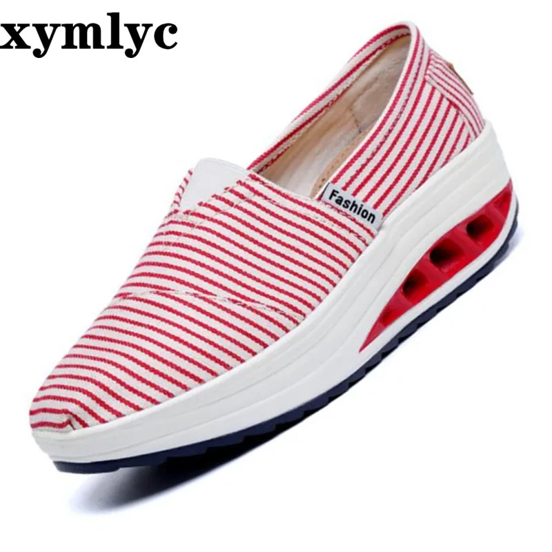 2020explosion models summer casual flat women's shoes Korean version of shallow mouth canvas set of feet round head lazy shoes