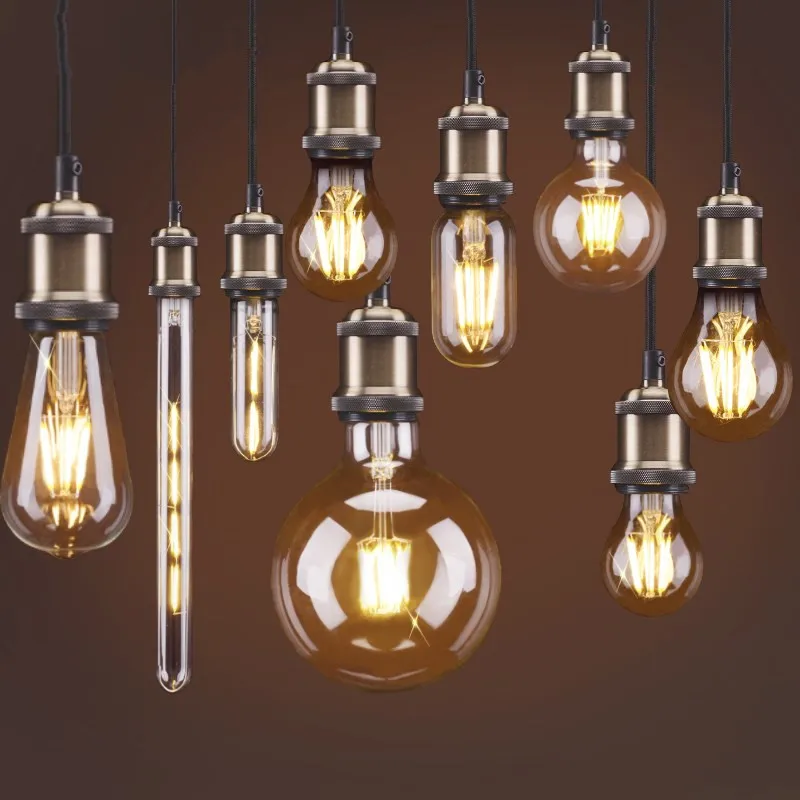 Retro imitation Tungsten filament bulbs Warm white Edison E27 bulb 2W 4W 8W decoration lights source indoor lighting
Retro imitation Tungsten filament bulbs Warm white Edison E27 bulb 2W 4W 8W decoration lights source indoor lighting