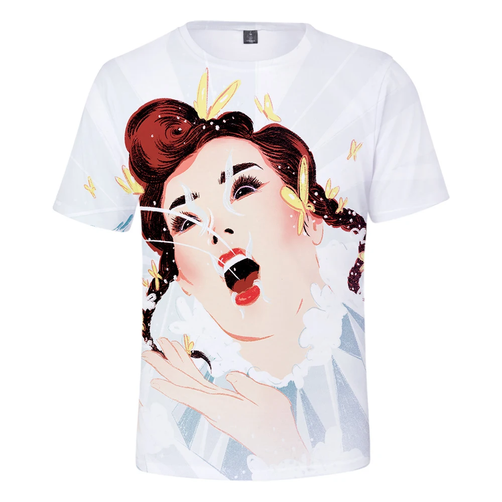 Aikooki Hot singer Bjork 3D T shirt Men/women Summer Fashion Harajuku T-shirt Bjork Short Sleeves Casual Hip Hop T shirts
Aikooki Hot singer Bjork 3D T shirt Men/women Summer Fashion Harajuku T-shirt Bjork Short Sleeves Casual Hip Hop T shirts