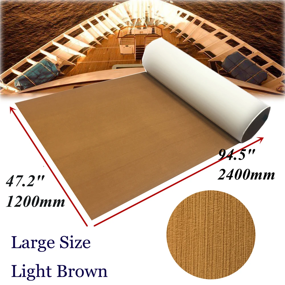 EVA Teak Decking Sheet For Boat Yacht EVA Marine Flooring Carpet Wood Brown Anti Slip Mat Boats Accessories
EVA Teak Decking Sheet For Boat Yacht EVA Marine Flooring Carpet Wood Brown Anti Slip Mat Boats Accessories