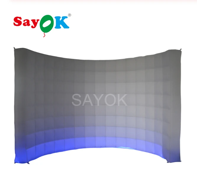 Inflatable Photo Booth Wall 3*1.5*2.3m Party Wedding Background Lighting Decoration with 17-Color Lights
Inflatable Photo Booth Wall 3*1.5*2.3m Party Wedding Background Lighting Decoration with 17-Color Lights