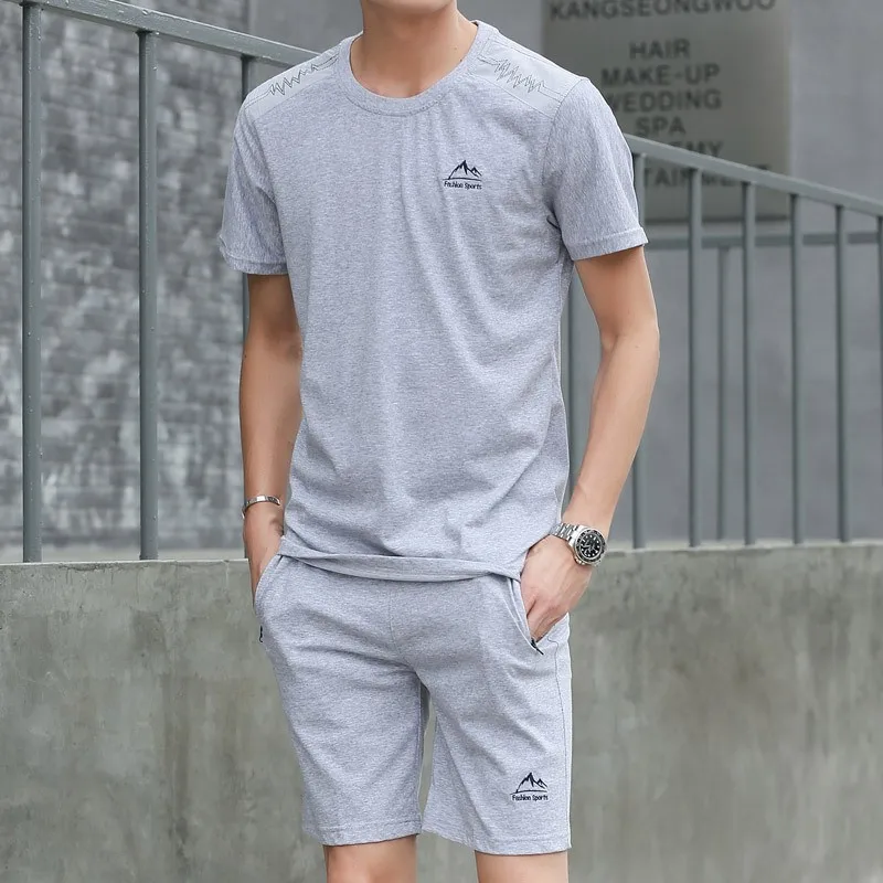 Summer Mens Leisure Sports Suit Breathable 2pcs Shorts Running Set Ropa Deportiva Hombre Plus Size Jogging Suit Gym Clothing Set
Summer Mens Leisure Sports Suit Breathable 2pcs Shorts Running Set Ropa Deportiva Hombre Plus Size Jogging Suit Gym Clothing Set