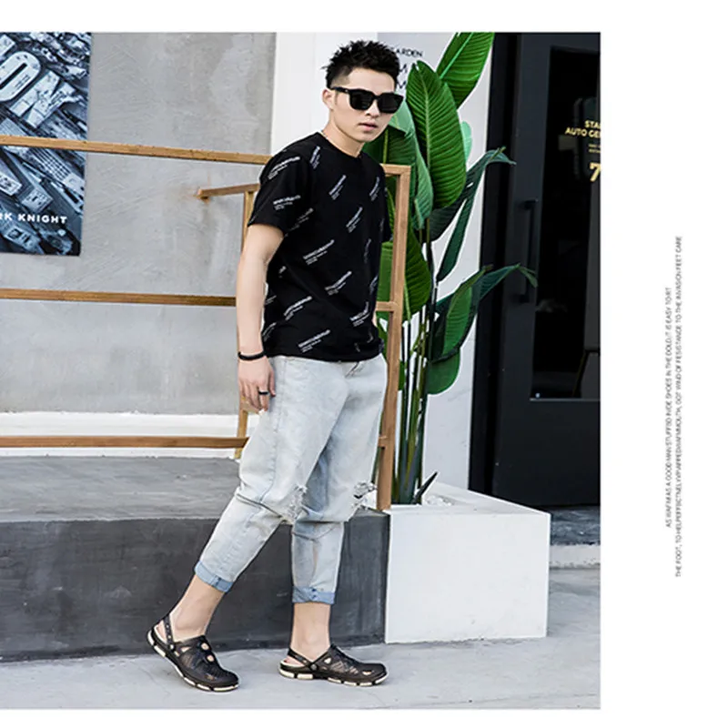2019 New Summer Men Beach Sandals Shoes Man Hollow Slippers Shoes Outdoor Men Jelly Shoes Mesh Lighted Casual Shoes Fashion
2019 New Summer Men Beach Sandals Shoes Man Hollow Slippers Shoes Outdoor Men Jelly Shoes Mesh Lighted Casual Shoes Fashion