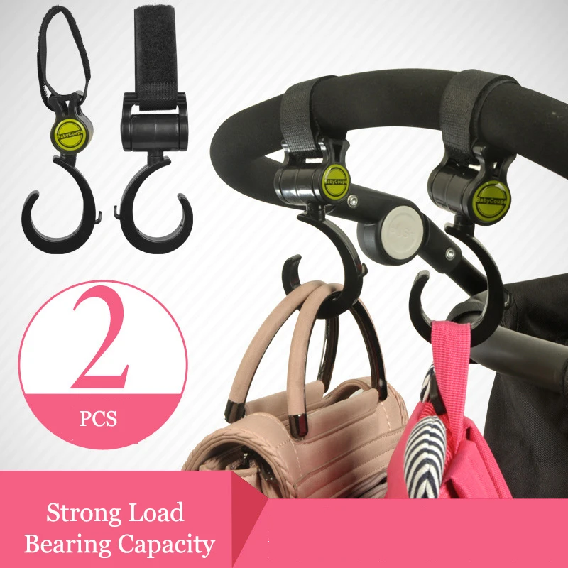 2PCS/Pack Baby Stroller Hooks Activity & Gear Accessory High Quality ABS Hook For Cart Strong Load Bearing | Мать и ребенок