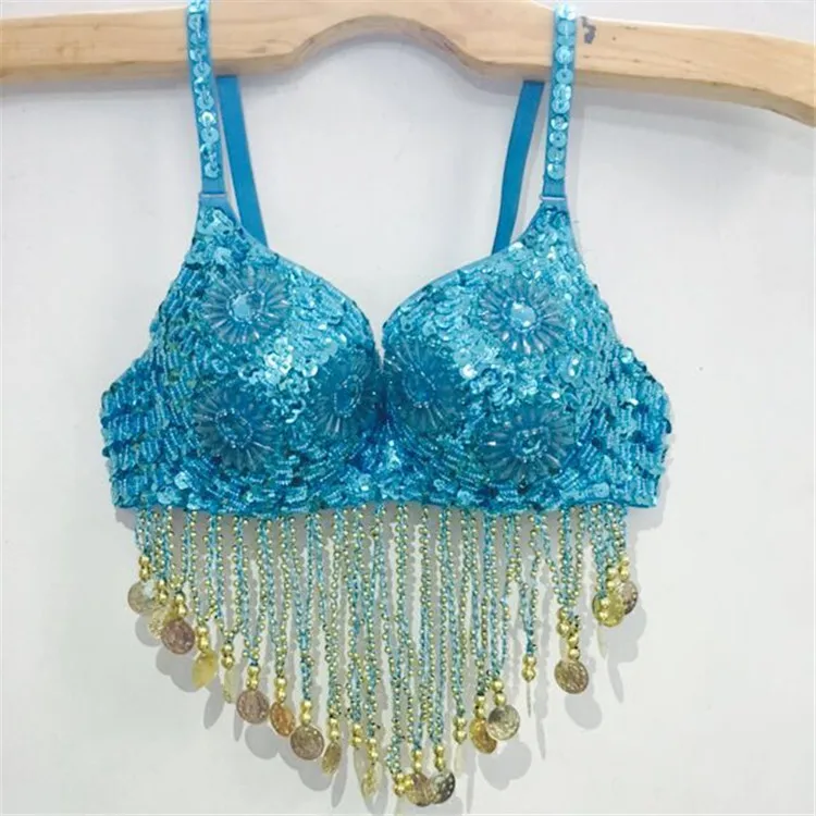 Hot Sexy Tribal Top Tassels Sequins Bra Belly Dancing Costume Party Fringes Size 34/38B Hand-sewn Tops Beads Samba Dance Bra
Hot Sexy Tribal Top Tassels Sequins Bra Belly Dancing Costume Party Fringes Size 34/38B Hand-sewn Tops Beads Samba Dance Bra
