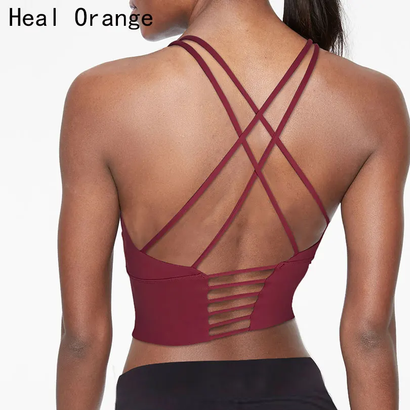 Heal Orange Sports Top Vest Beauty Back Sports Bra Top Shock-Proof Gathering High-Intensity Sport Bh Yoga Underwear Fitness Bra
Heal Orange Sports Top Vest Beauty Back Sports Bra Top Shock-Proof Gathering High-Intensity Sport Bh Yoga Underwear Fitness Bra