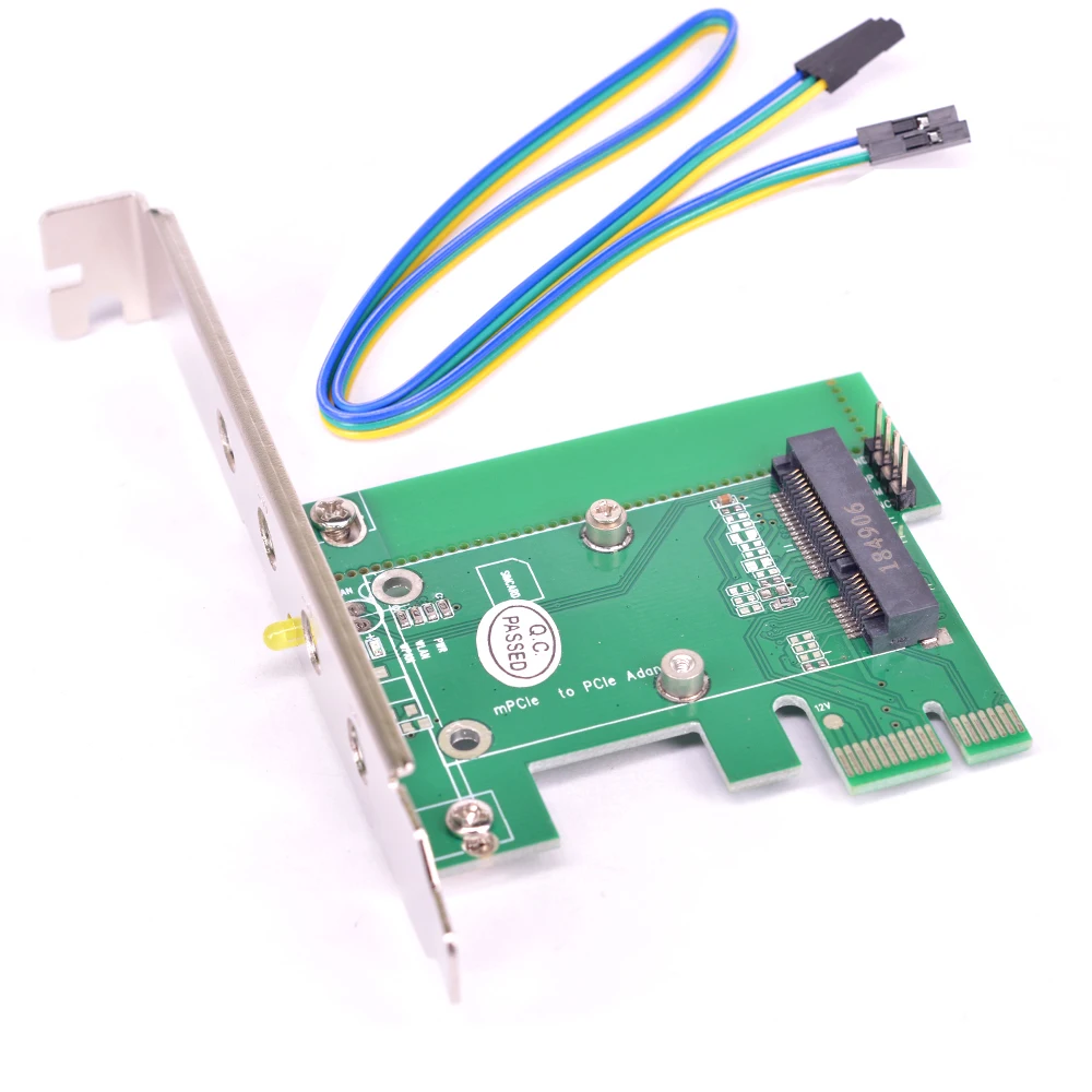 PCI-e к mini PCIe беспроводная сетевая карта адаптер для настольной Wlan-карты поддержка