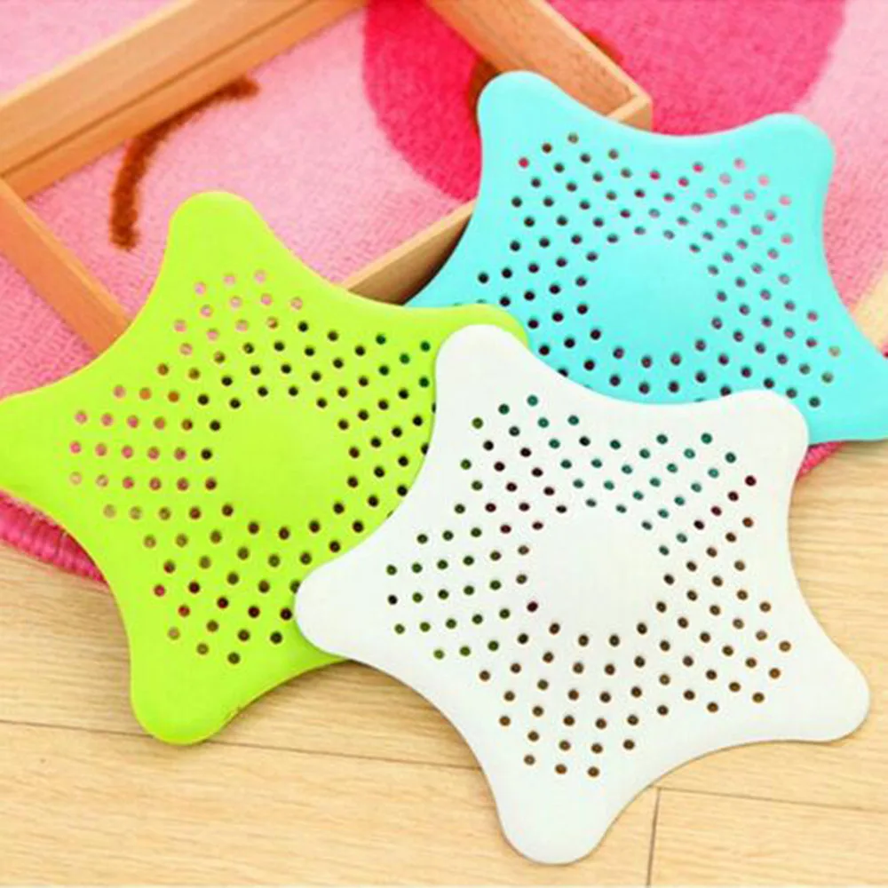 1PC Silicone Star Shape Sewer Outfall Strainer Kitchen Bathroom Sink Filter Anti-blocking Floor Drain Hair Stopper 1045A
1PC Silicone Star Shape Sewer Outfall Strainer Kitchen Bathroom Sink Filter Anti-blocking Floor Drain Hair Stopper 1045A